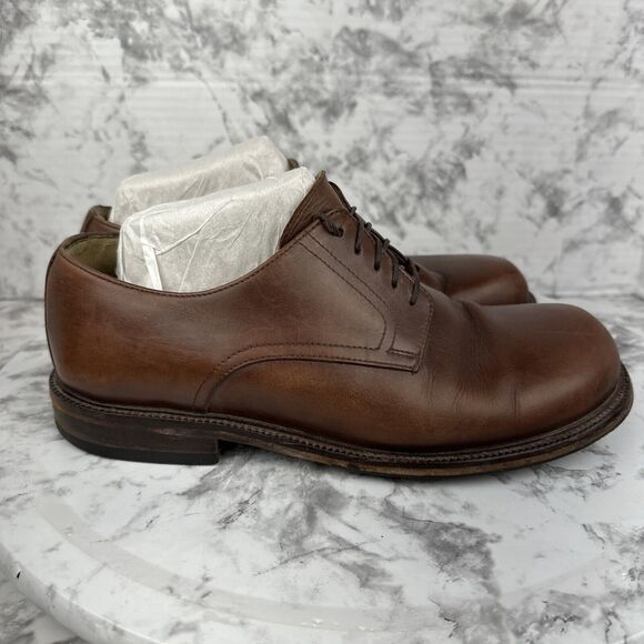 FOOTPRINTS Birkenstock Men Brown Leather Oxfords Lace Up Shoe Size 43 US 10-10.5 - Picture 5 of 9